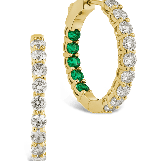 Karsyn Emerald Classic Hoops