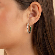 Karsyn Emerald Classic Hoops