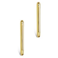 Kaylani Elongated Geo Hoops