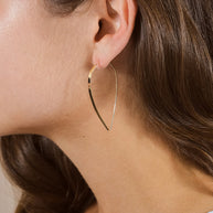 Sterling Silver Bar Threader Earrings
