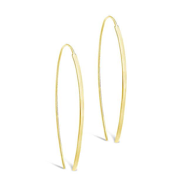 Sterling Silver Bar Threader Earrings