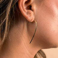 Sterling Silver Bar Threader Earrings