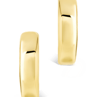 Sterling Silver Marisa Polished Stud Earrings