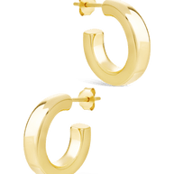 Sterling Silver Marisa Polished Stud Earrings