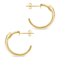 Sterling Silver Kaira Crossbar Hoops