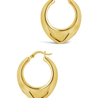 Indy Elongated Hoop Earrings