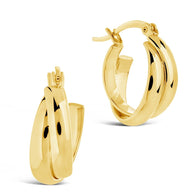 Claire Twist Hoop Earrings