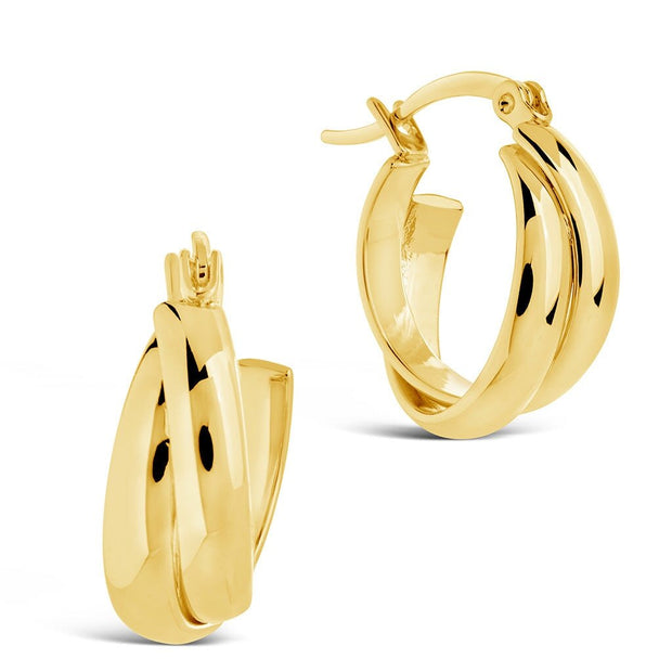Claire Twist Hoop Earrings