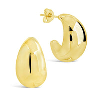 Eclipse Polished Hoop Earrings