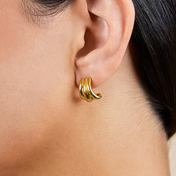 Triple Row Beatrix Statement Hoop