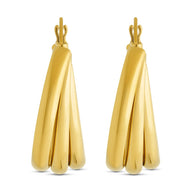 Triple Circle Lilibet Hoops