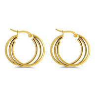 Triple Circle Lilibet Hoops