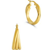 Triple Circle Lilibet Hoops