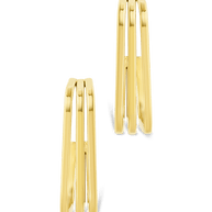 Square Prong Davina Hoop