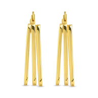 Belinda Textured Square Earrings