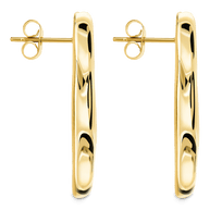 Monet Molten Metal Bar Stud Earrings