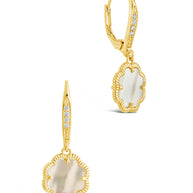 Rose Petal Short Drop Earrings
