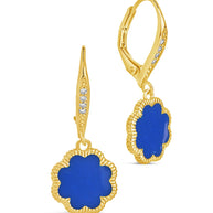 Rose Petal Short Drop Earrings