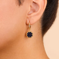 Rose Petal Short Drop Earrings