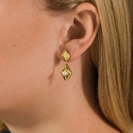 Kenza Pearl Drop Earrings