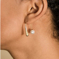 Heidi Pearl Threader Earrings