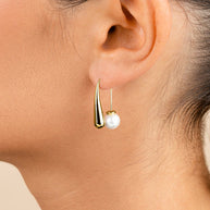 Heidi Pearl Threader Earrings