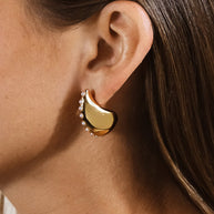Raze Pearl Studded Drop Studs
