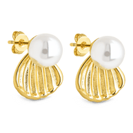 Alice Pearl & Shell Stud Earrings