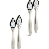 Nyx CZ & Enamel Dangle Earrings