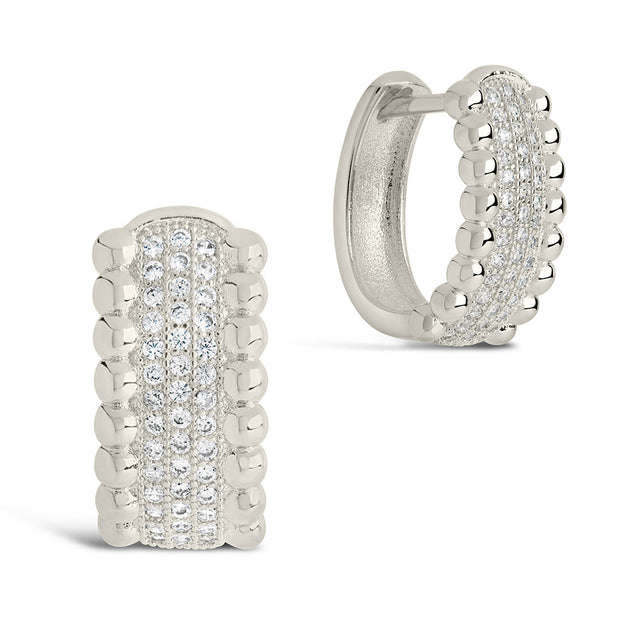 Ellerie CZ Micro Hoop Earrings