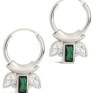 Helena CZ Hoop Earrings