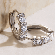 Iskra CZ Micro Hoop Earrings