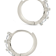 Iskra CZ Micro Hoop Earrings