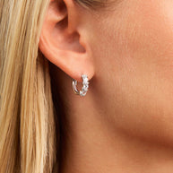 Iskra CZ Micro Hoop Earrings