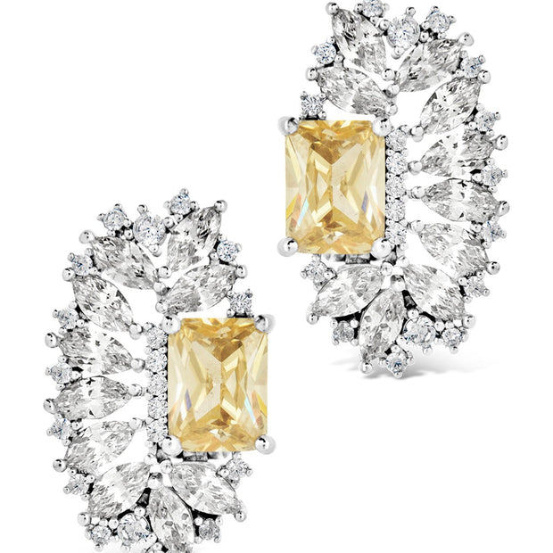 Nina Elongated CZ Stud Earrings