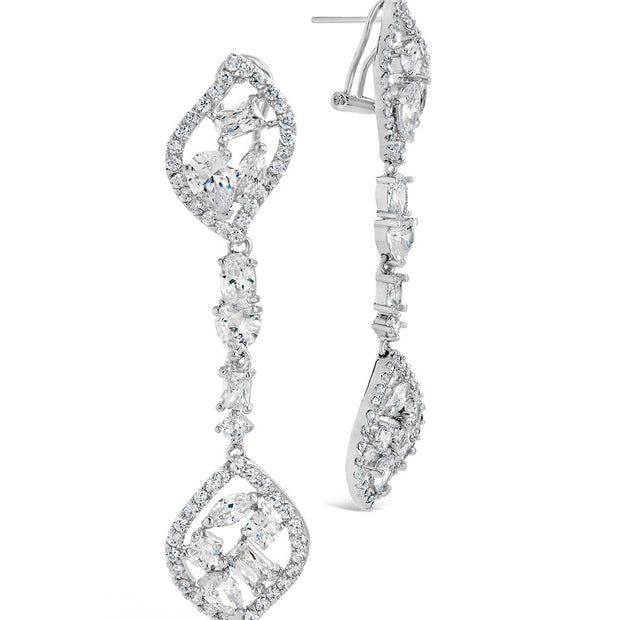 Mariah CZ Drop Earrings