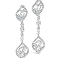 Mariah CZ Drop Earrings