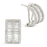 Serena CZ Hoop Earrings
