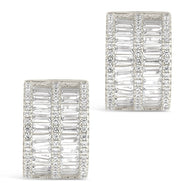 Serena CZ Hoop Earrings