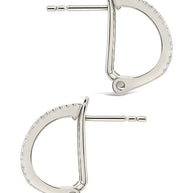 Serena CZ Hoop Earrings