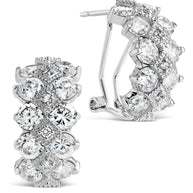 Lena CZ Hoop Earrings