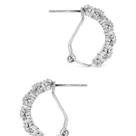 Lena CZ Hoop Earrings