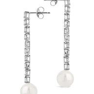 Blake Pearl Drop Stud Earrings