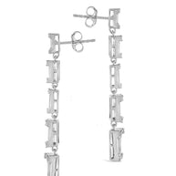 Penelope CZ Drop Stud Earrings