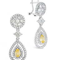 Jennifer CZ Drop Stud Earrings