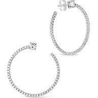 Cindy CZ Circle Stud Earrings