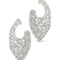 Priscilla CZ Statement Stud Earrings