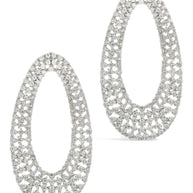 Olivia CZ Oval Stud Earrings