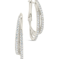 Kyle CZ Hoop Earrings