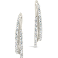 Kyle CZ Hoop Earrings